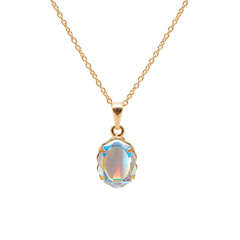 Komplekts "Baroka Spogulis (Aurora Borealis)" ar Swarovski™ kristāliem